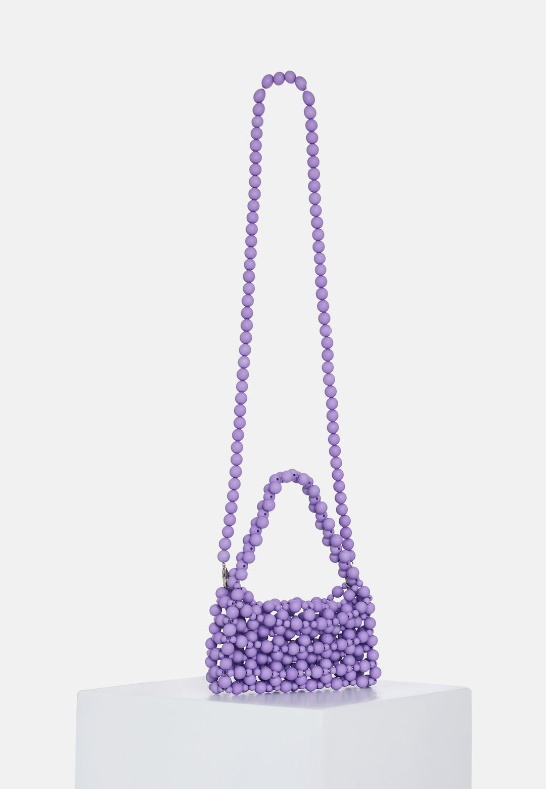 Amethyst Dream Beaded Mini Bag