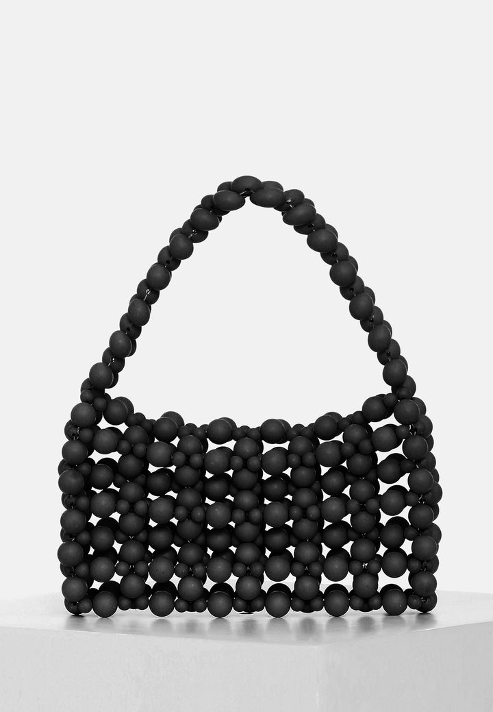 Eclipse Noir Beaded Mini Bag