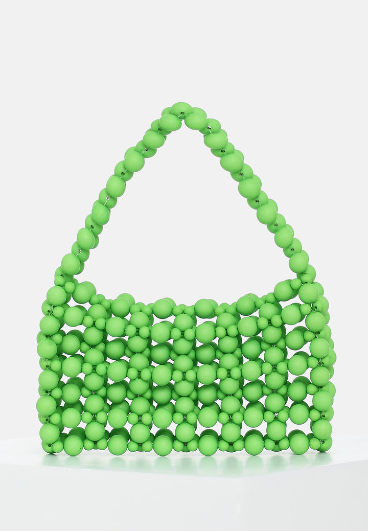 Kiwi Sweetheart Beaded Mini Bag