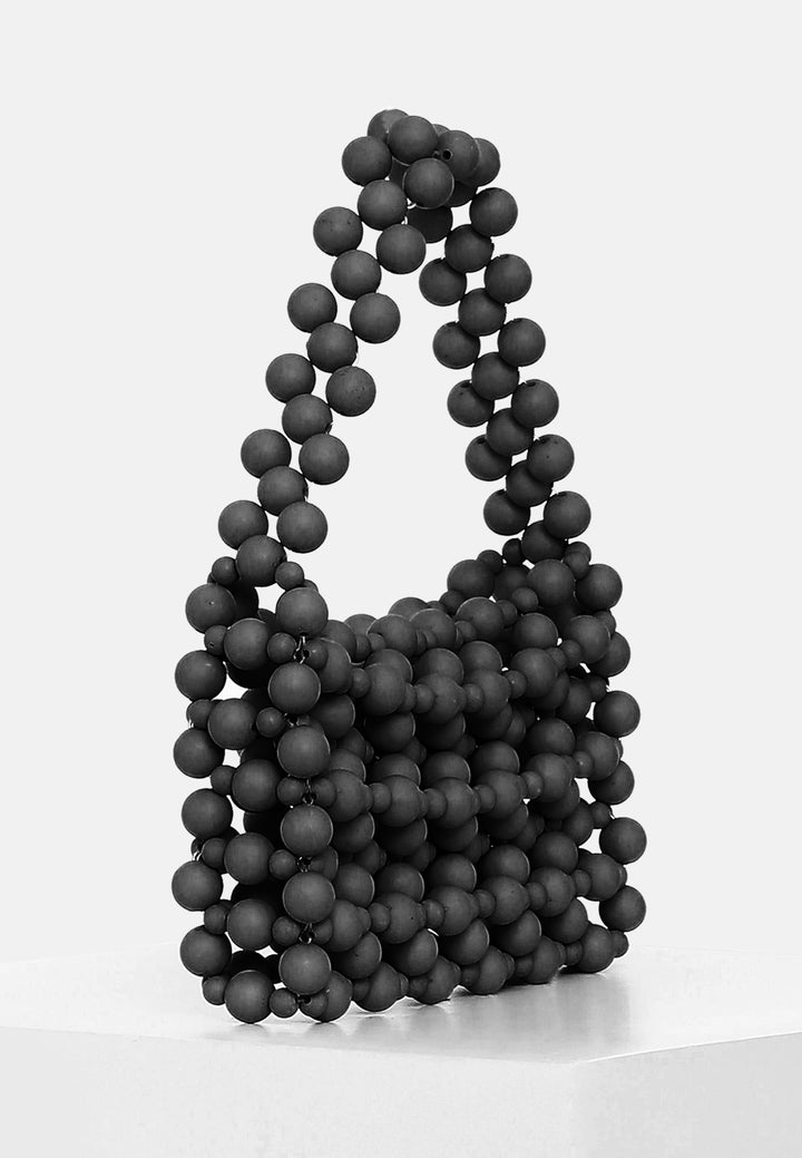 Eclipse Noir Beaded Mini Bag
