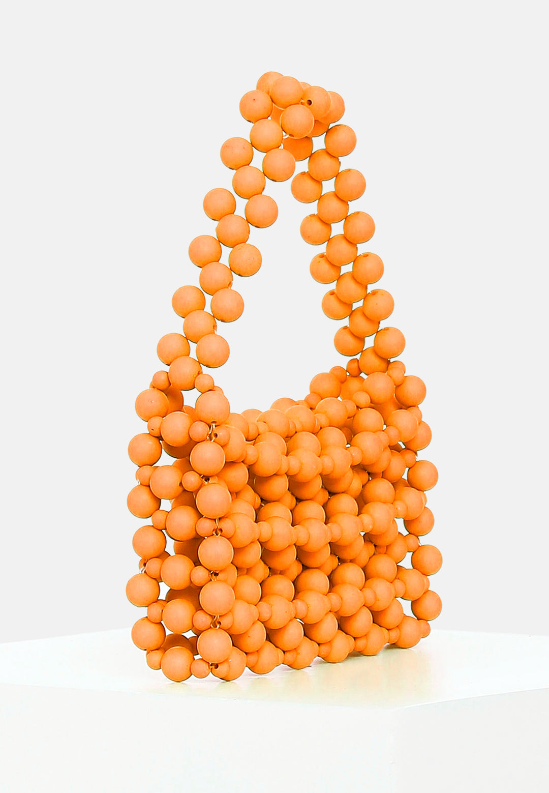 Tangerine Tango Beaded Mini Bag