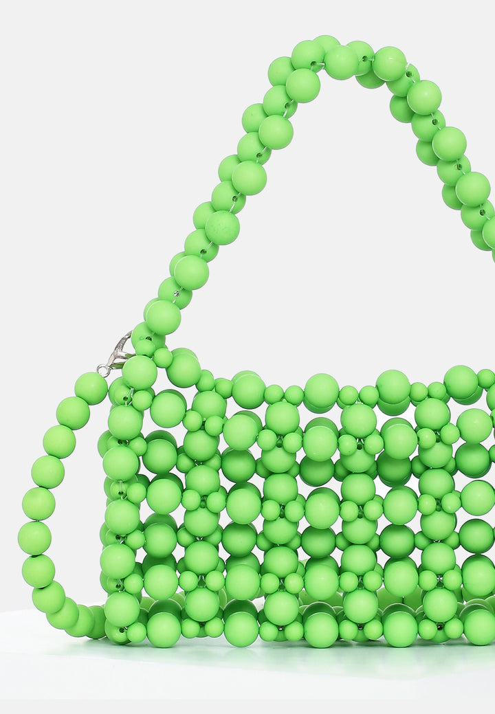 Kiwi Sweetheart Beaded Mini Bag