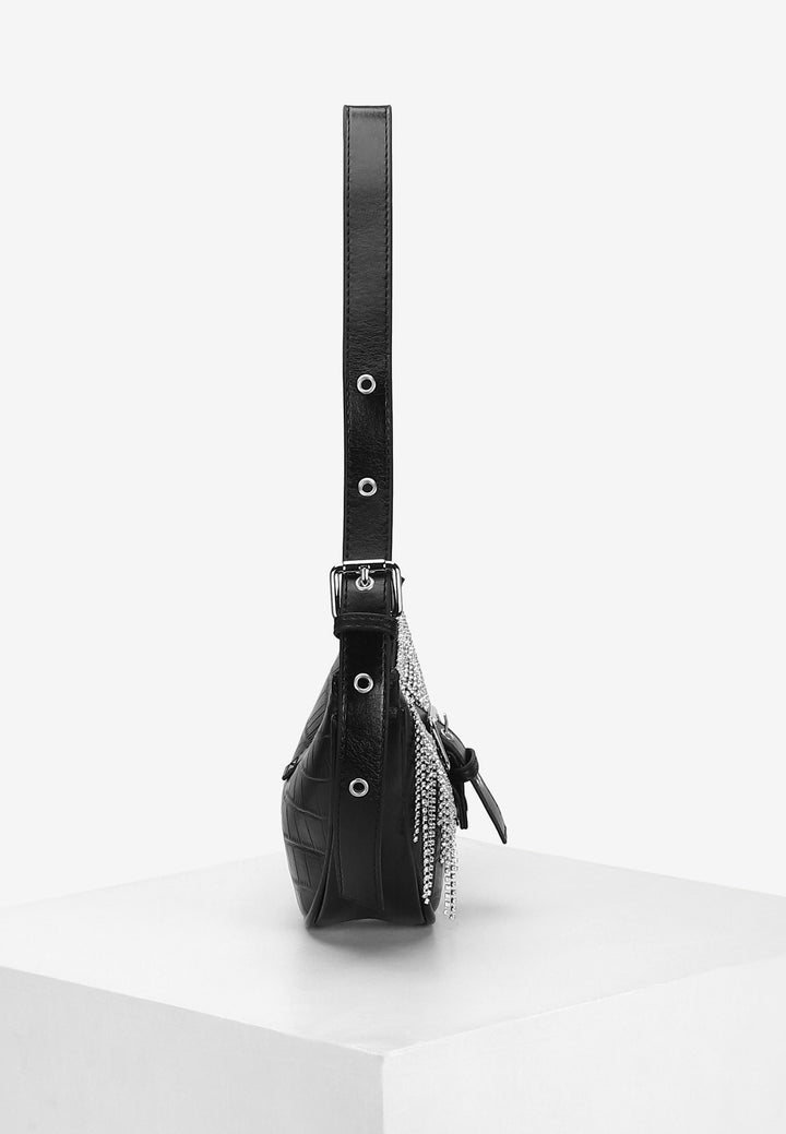 Sirius Diamanté Shoulder Bag