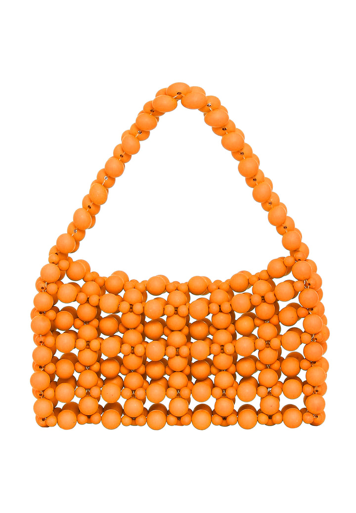 Tangerine Tango Beaded Mini Bag