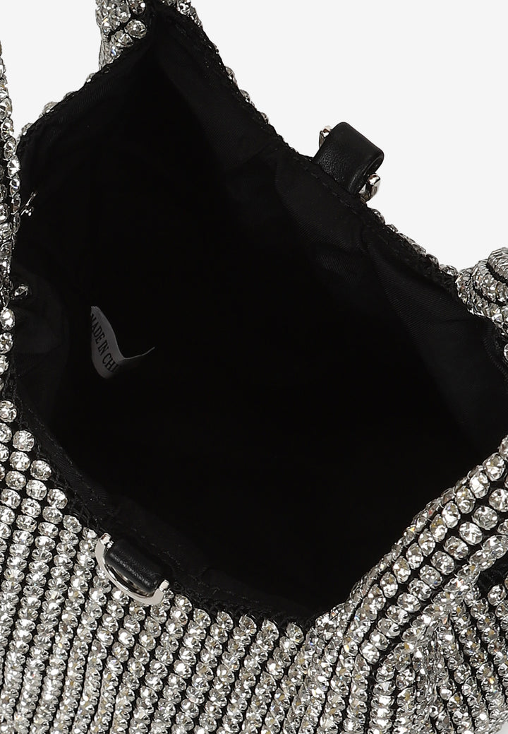 Moonlit Rhinestone Bag