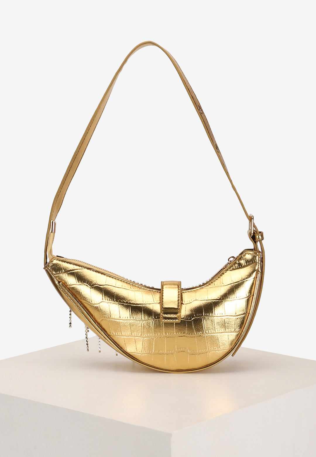 Aureate Diamanté Shoulder Bag