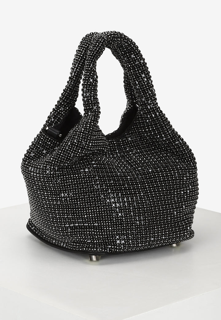 Onyx Rhinestone Bag