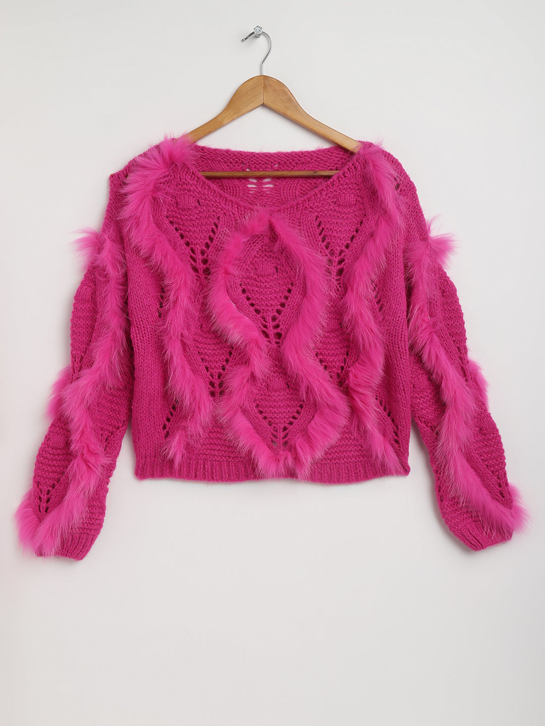 Valentino Pullover in Fuchsia